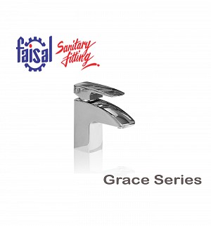 Faisal Grace Single Lever Basin Mixer (Only Chrome)